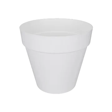 Elho Loft Urban Rond Wielen 40cm Wit