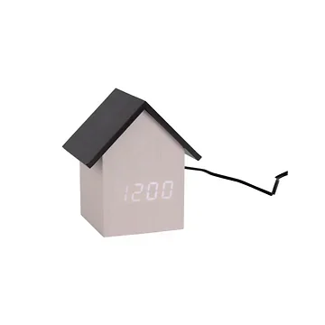 Karlsson Wekker House LED Houtfineer Wit