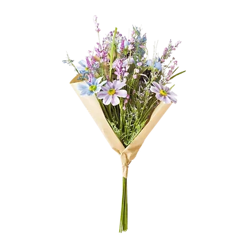 De Bosrand Kunstbloemen Veldboeket Purple & Blue