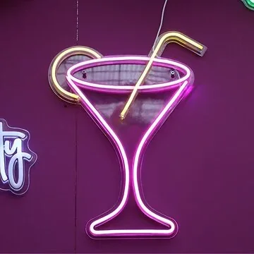 Lumineo LED Neon Wandlamp Multi 32 x 43 x 1,6 cm