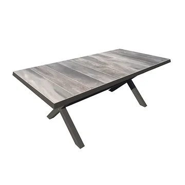 Royal Seasons Uitschuifbare tafel Marbella Taupe 204/264 x 104 x 75 cm