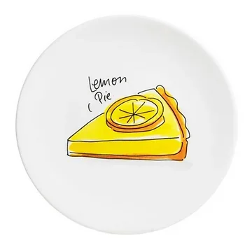 Blond Amsterdam Gebaksbord Even Bijkletsen Lemon Pie 18 cm