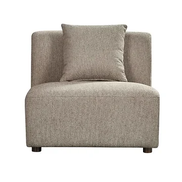 24Seven Modulaire Bank Braga - Eenzits Links Beige 104 x 88 x 76,5 cm