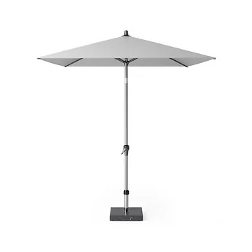 Platinum Stokparasol Riva Light Grey Rechthoek 300 x 200 cm