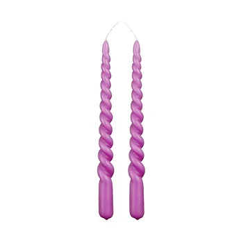 Mica Decorations dinerkaars twist lila 29 cm