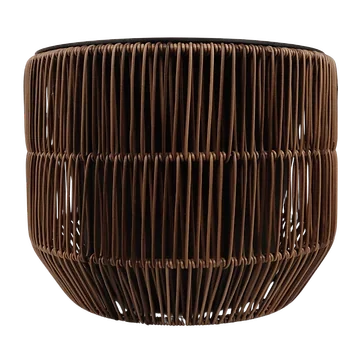 Mica Decorations Pot Peta Rond Donkerbruin 20 x 22 cm