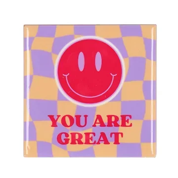 Tegel You Are Great Paars, Oranje 10 x 10 cm