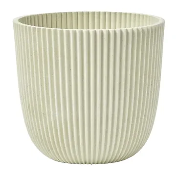 Capi Europe Bloempot Groove Zaagsel Beige 29.5 x 27 cm