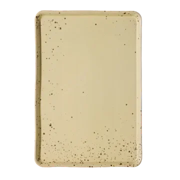 HKliving Serveerschaal Large 70's Ceramics Grit 33 x 22.5 cm