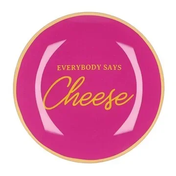 Daan Kromhout Design Bord Rond Everybody Says Cheese 18 x 2 cm