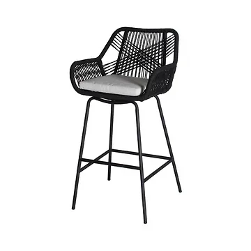 Ease up Barstoel Napoli Zwart 55 x 60 x 108 cm