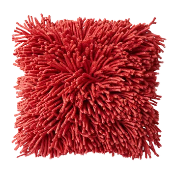HKliving Sierkussen Rugged Woolen Cherry Red 50 x 50 cm