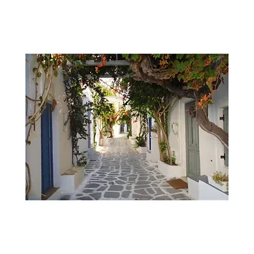 Tuinposter XL Doorkijk Straatje 163 x 117 cm