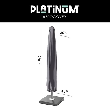 AeroCover Parasolhoes 7980 Antraciet 230 x 40 cm