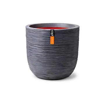 Capi Europe bloempot Nature Rib grijs