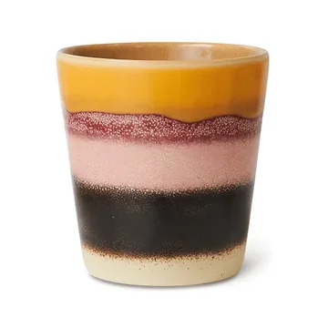HKliving Koffiekopje 70's Ceramics Sunset 0.23 L