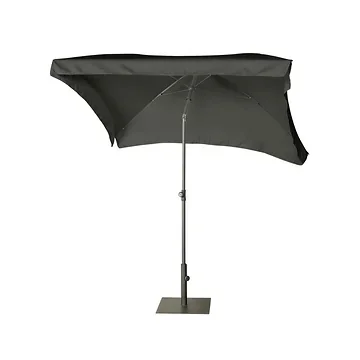Platinum Stokparasol Aruba Black Rechthoek 200 x 130 cm