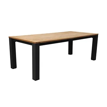 Royal Seasons Tafel Atlanta Zwart 220 x 100 x 76 cm