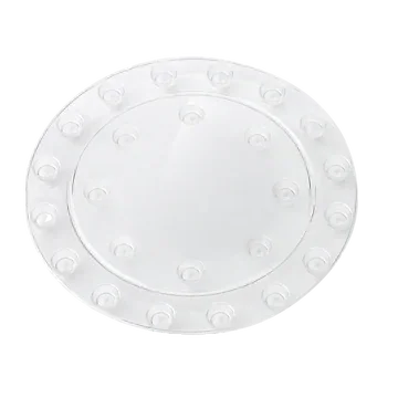 Elho Floorprotector Rond Transparant 15 x 2 cm