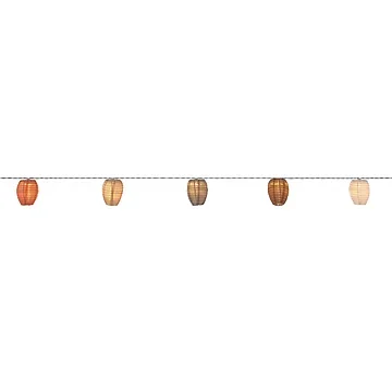 De Bosrand Solar Lichtsnoer Lampion 10 Lampen 270 + 300 cm