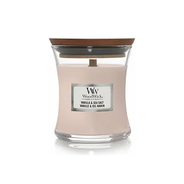 WoodWick Vanilla & Sea Salt Mini Candle