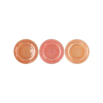 Dayah Coral Sunset Glass Plate 32.5 cm