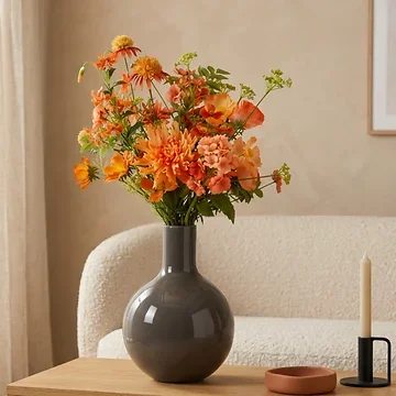 Silk-Ka & De Bosrand Luxe Kunstboeket Sunset Glow Oranje