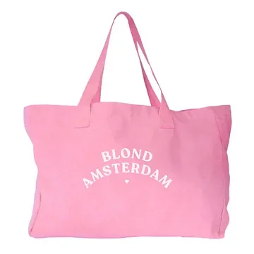 Blond Amsterdam Shopper XL Even Bijkletsen Canvas