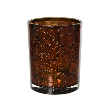 Kitchen Goods Theelichthouder donkerbruin glas