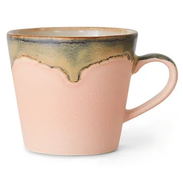 HKliving Cappuccinomok 70's Ceramics Blossom 0.33 L