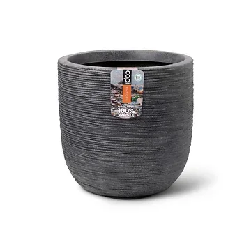 Capi Europe Pot bol Waste Rib NL terrazzo grijs