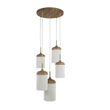 Light & Living Hanglamp Dania Naturel 50 x 50 x 32 cm