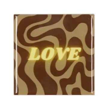 Tegel Love Bruin 10 x 10 cm