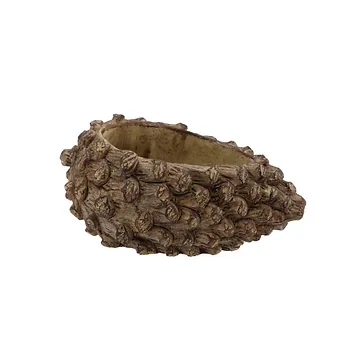 Beton Pinecone Bruin Ovaal