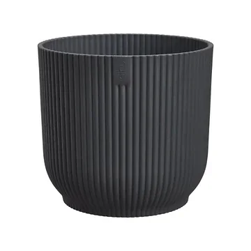 Elho Bloempot Vibes Fold Rond Antraciet 39 x 36 cm