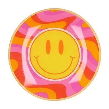 Daan Kromhout Design Bord Rond Smile 18 x 2 cm