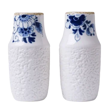 Heinen Delfts Blauw Bloesem Peper- & Zoutstel