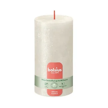 Bolsius Shimmer Stompkaars Ivoor 6.8 x 13 cm