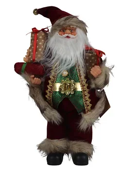 Kerstman mantel met cadeau's