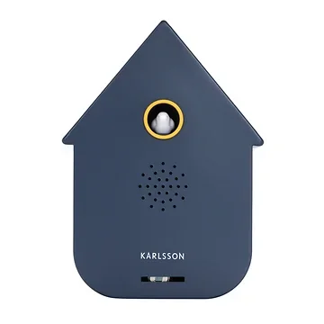 Karlsson Soundbox Modern Koekoeksklok Donkerblauw 12 x 7.5 x 11.5 cm