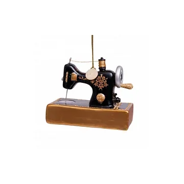 Vondels Kersthanger vintage naaimachine 9 cm