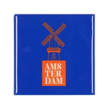 Tegel Amsterdam Blauw 10 x 10 cm