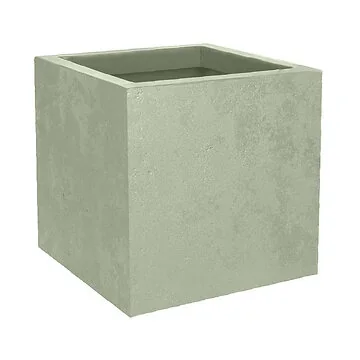 Eda Pot Basalt Up Vierkant Almond Green 29.5 x 29.5 x 29.5 cm
