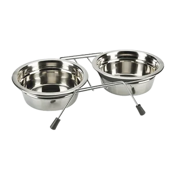 Beeztees Hondenvoerbak Lumara RVS Grijs 33 x 16 x 7 cm