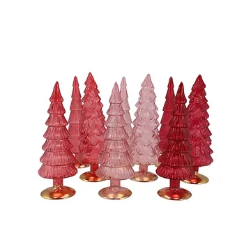 Twinkle Red Glass Tree Ass 9x35cm