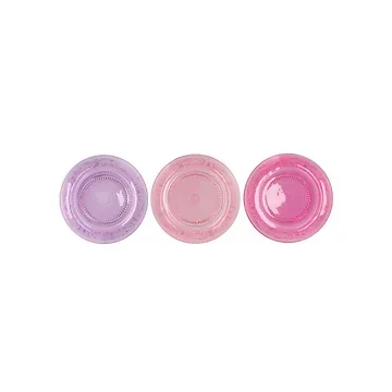 Dayah Pretty Pink Glass Plate 23 cm