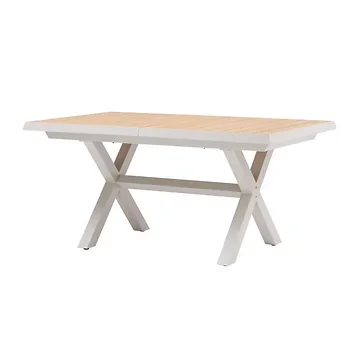 Royal Seasons Uitschuifbare tafel Bahia Beige 163/203 x 93 x 76 cm