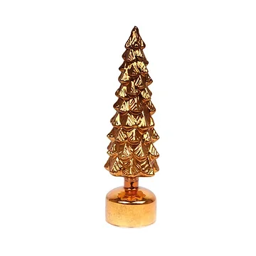 Decoratieboom roterend LED brons 36.5 x 10 cm