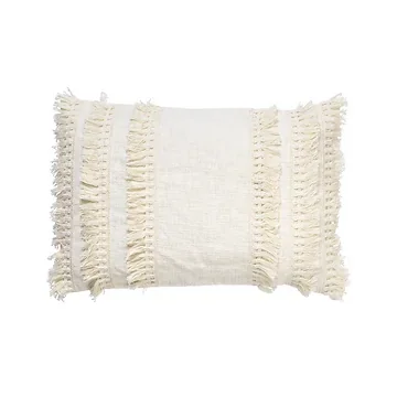 Dutch Decor Sierkussen Fara snow white 40 x 60 cm