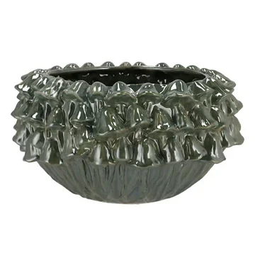 Milou majestic green fungi bowl 25 x 13 cm